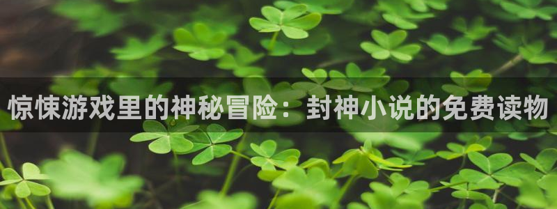 雷火竞技官方网站入口网址：惊悚游戏里的神秘冒险：封神小说的免